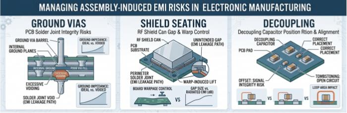 EMI Risk Factors in PCBA Assembly | PCBCart