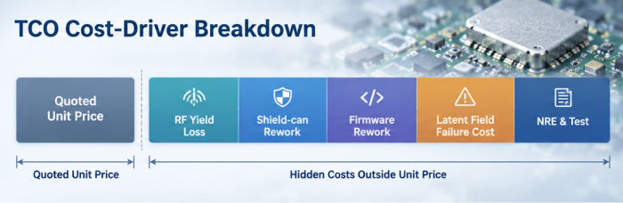 TCO Cost‑Driver Breakdown | PCBCart