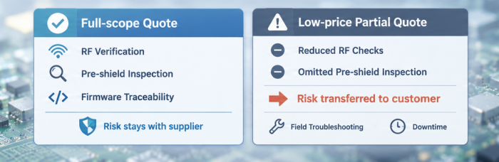 Low‑Price Quote Risk Transfer Comparison | PCBCart