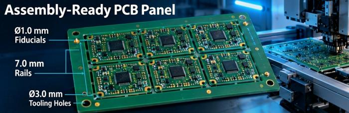 Assembly-Ready PCB Panel | PCBCart