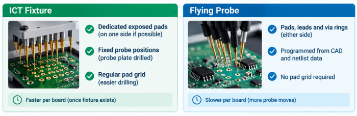 ICT Fixture vs. Flying Probe | PCBCart
